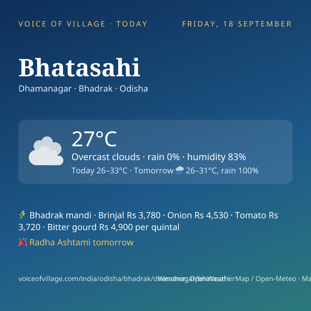 Bhatasahi today