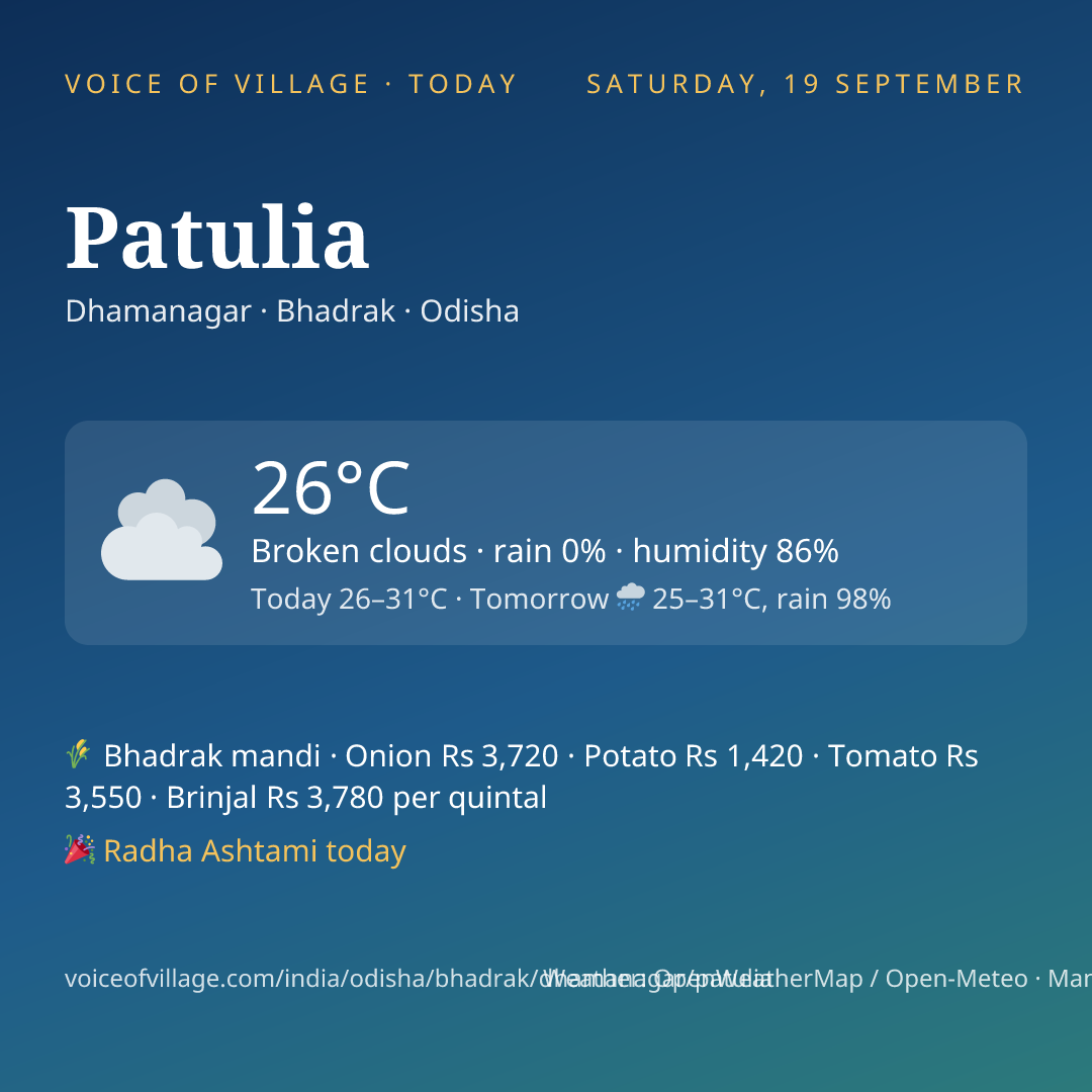 Patulia today