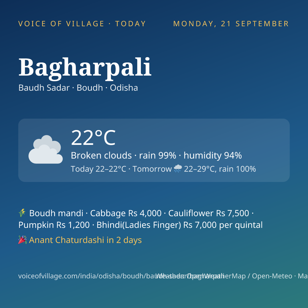 Bagharpali today