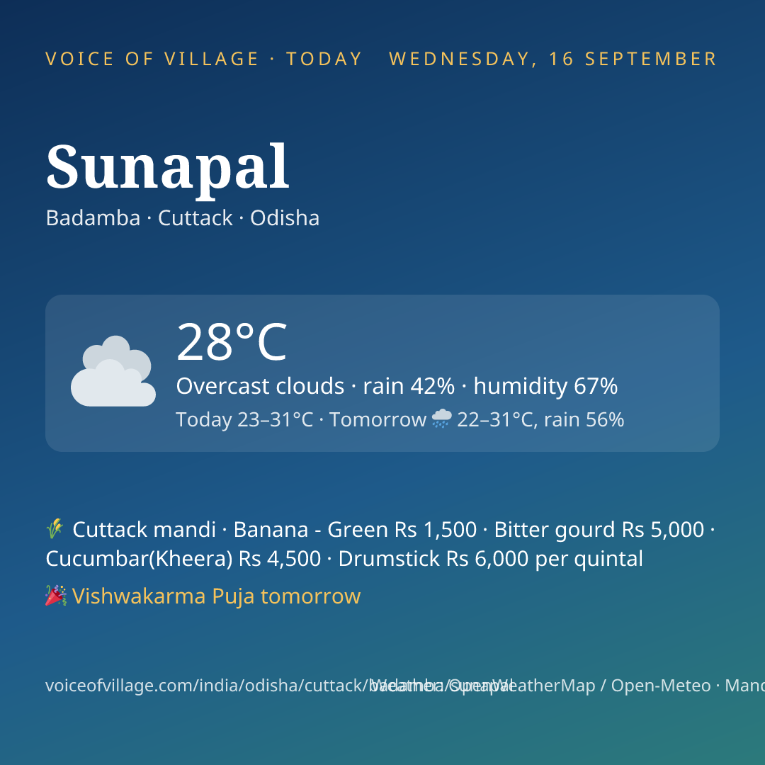 Sunapal today