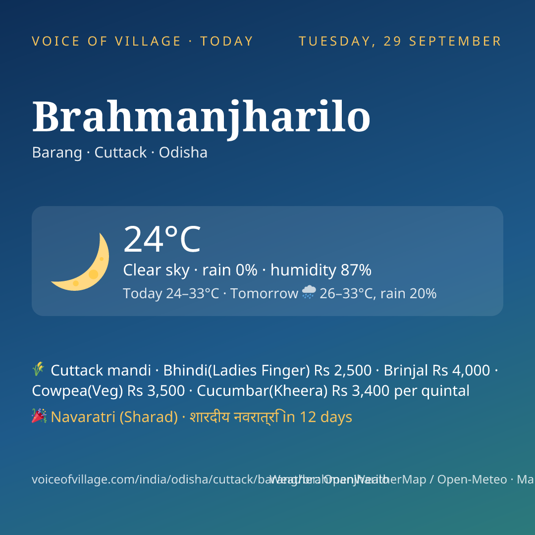 Brahmanjharilo today