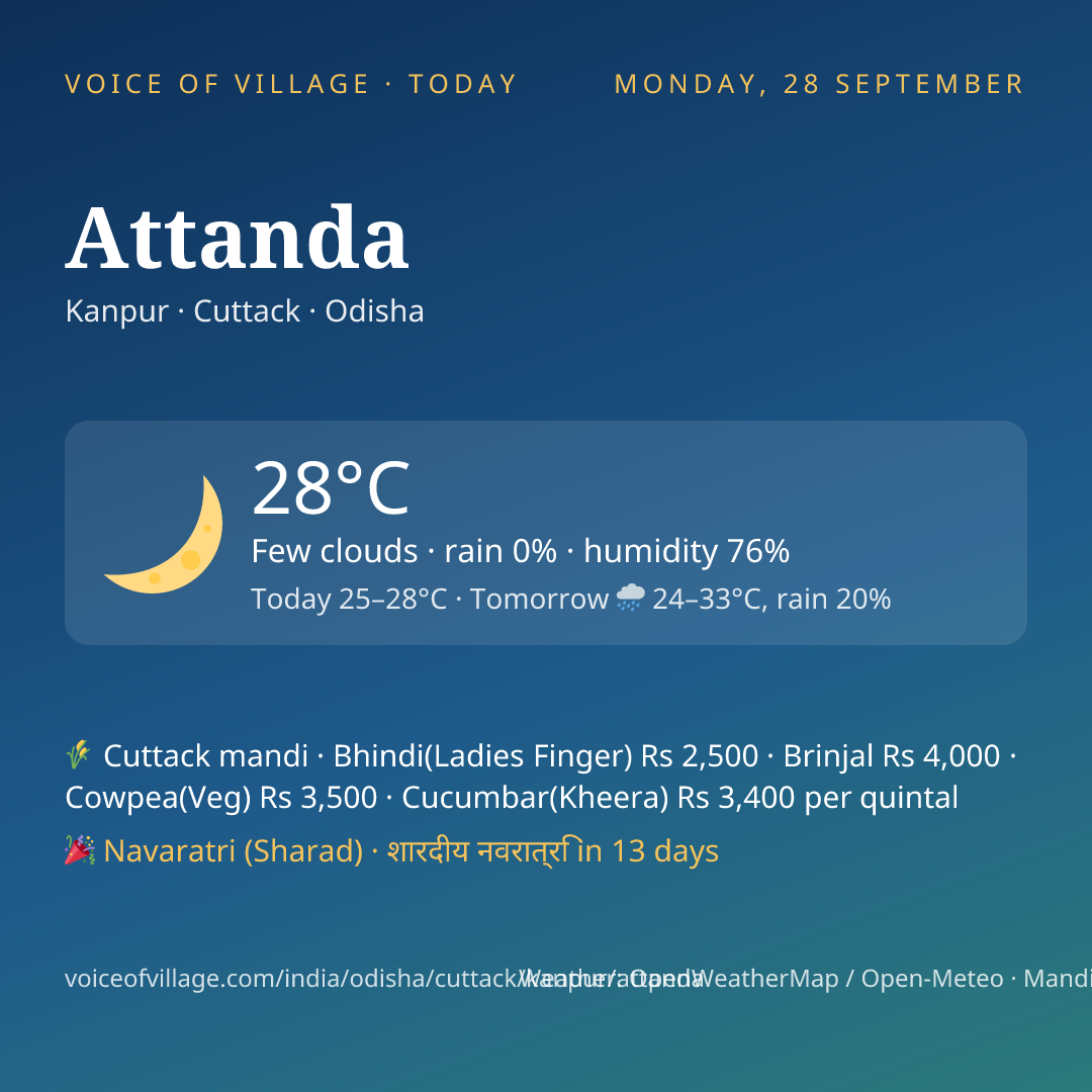 Attanda today
