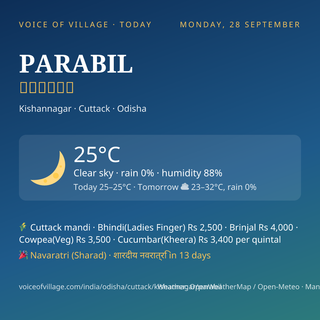 PARABIL today