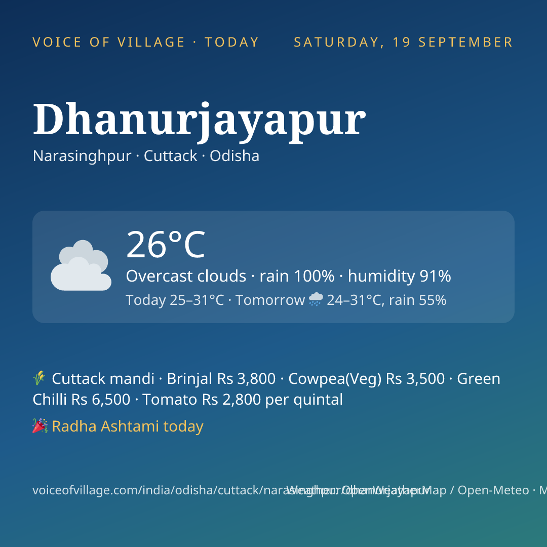 Dhanurjayapur today