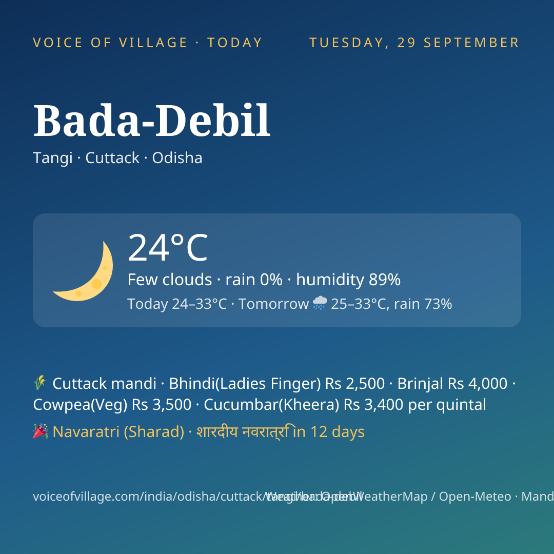 Bada-Debil today