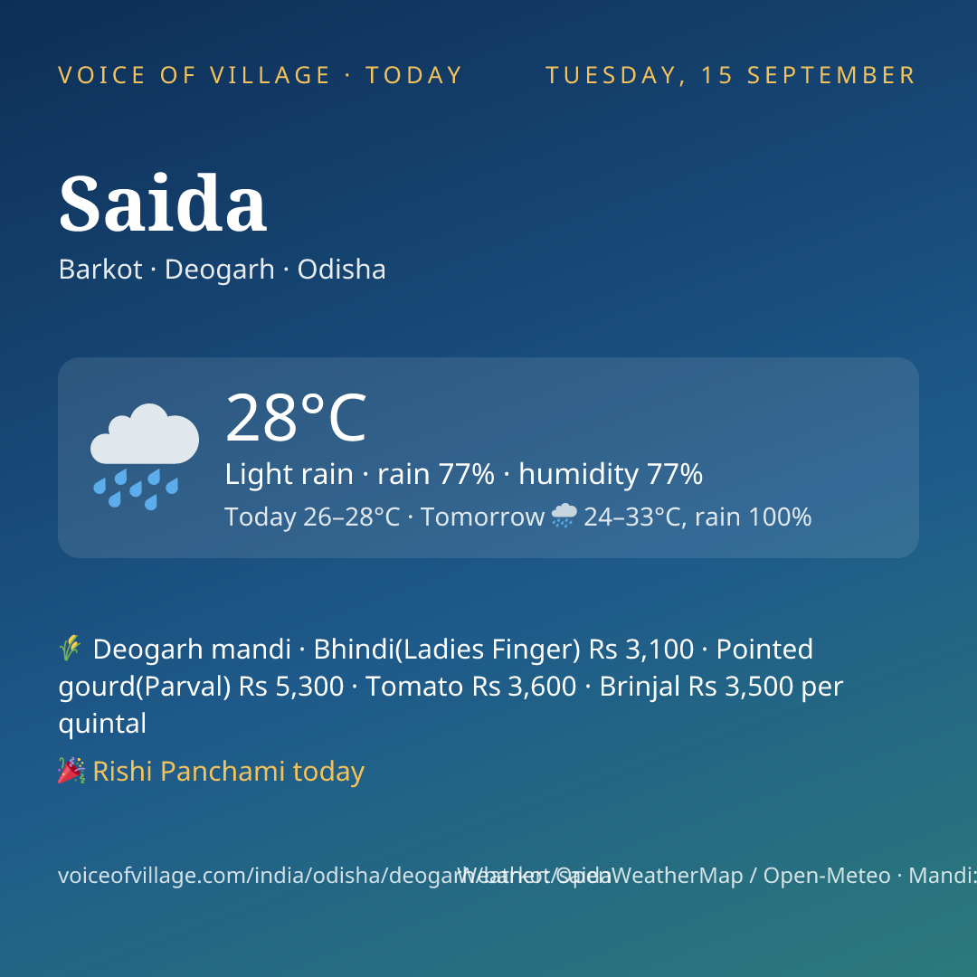 Saida today