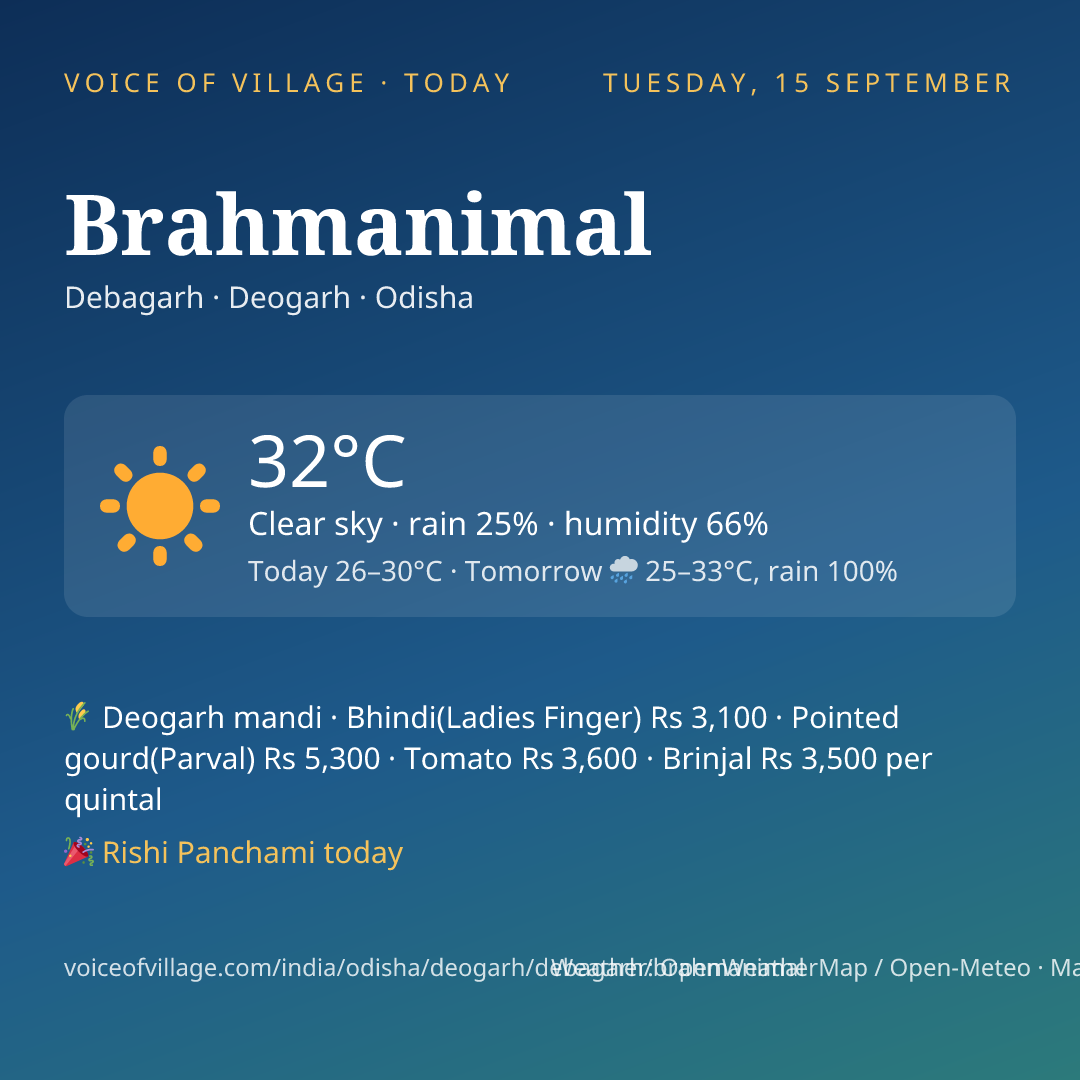 Brahmanimal today