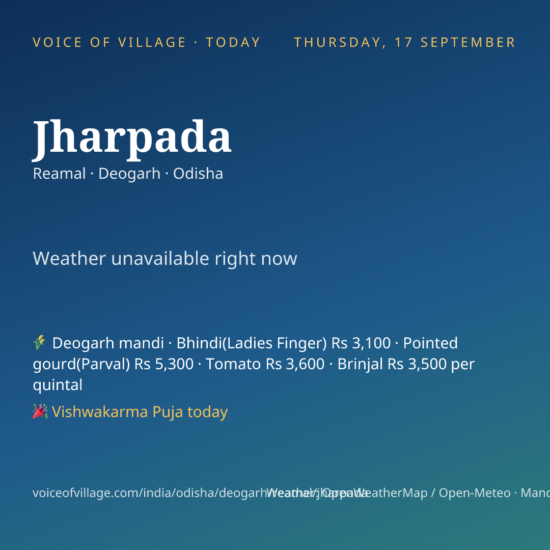 Jharpada today