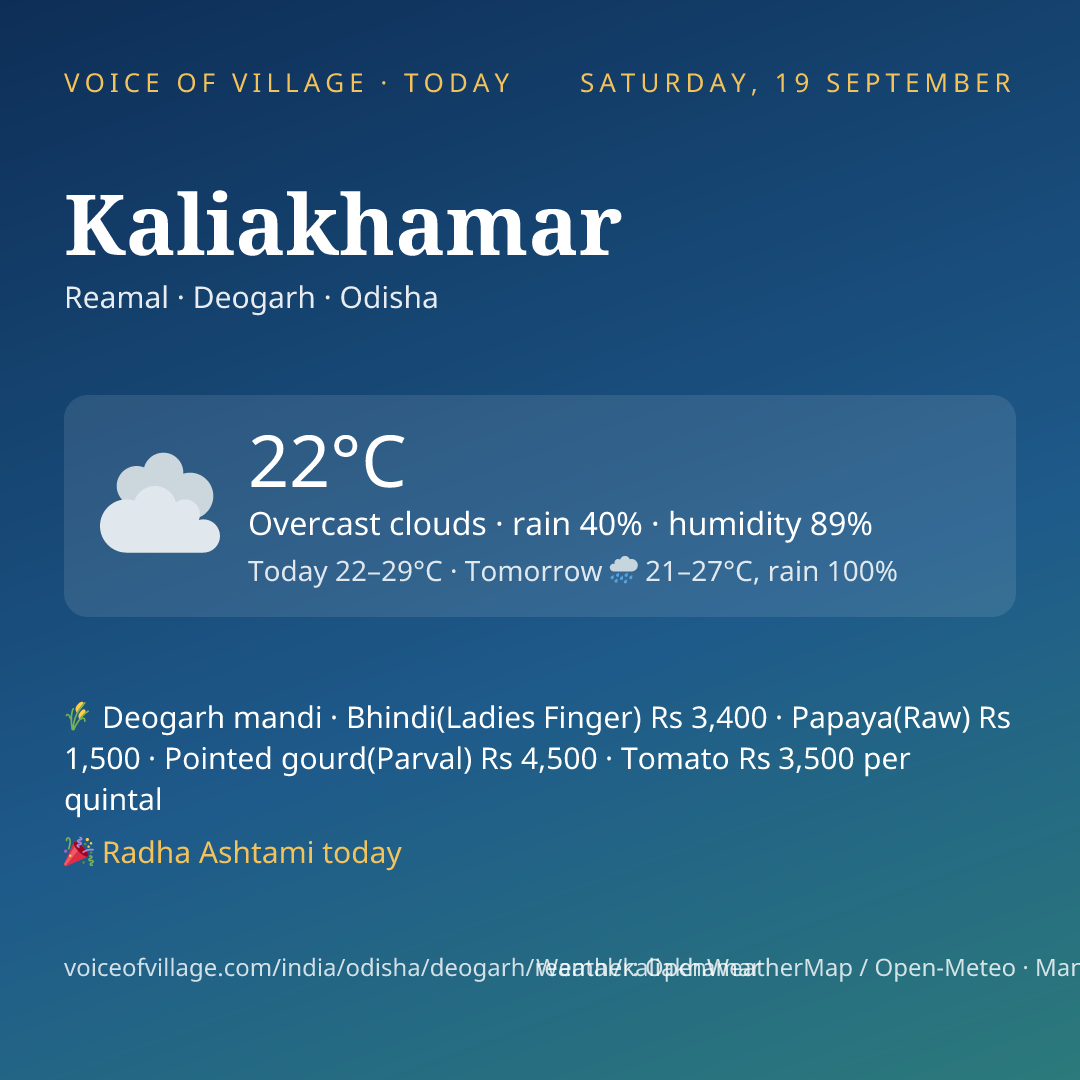 Kaliakhamar today