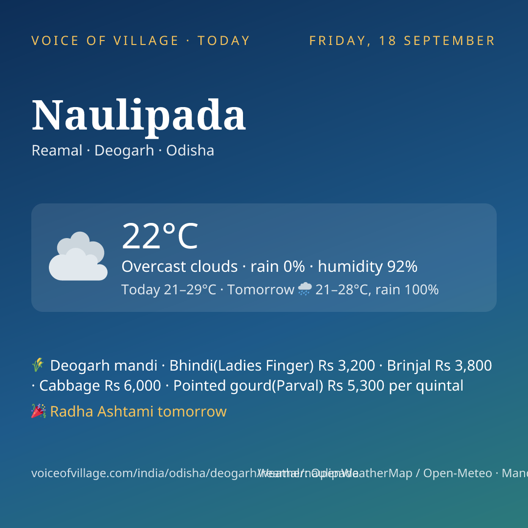 Naulipada today