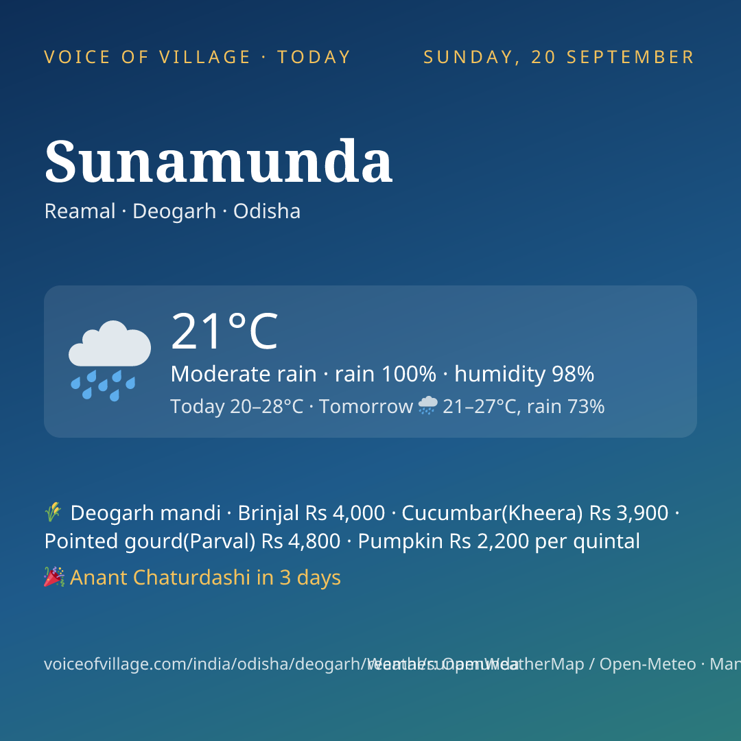 Sunamunda today
