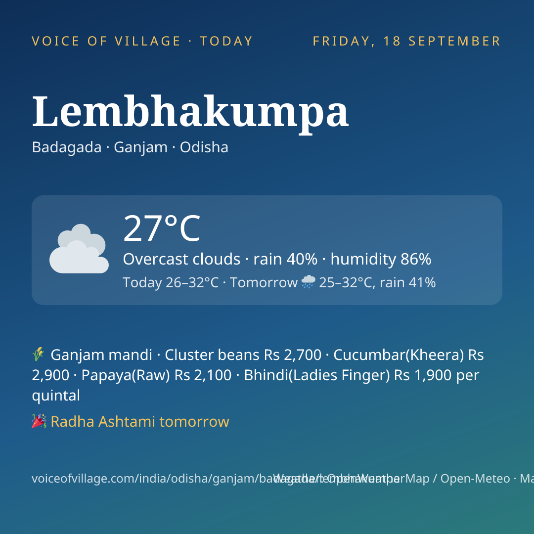 Lembhakumpa today