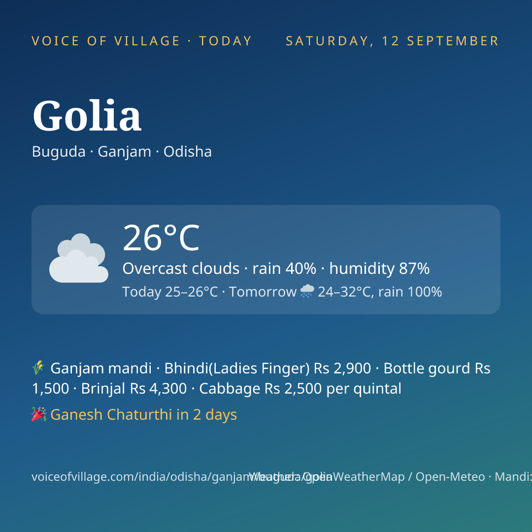 Golia today