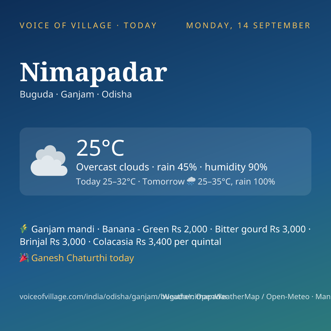 Nimapadar today