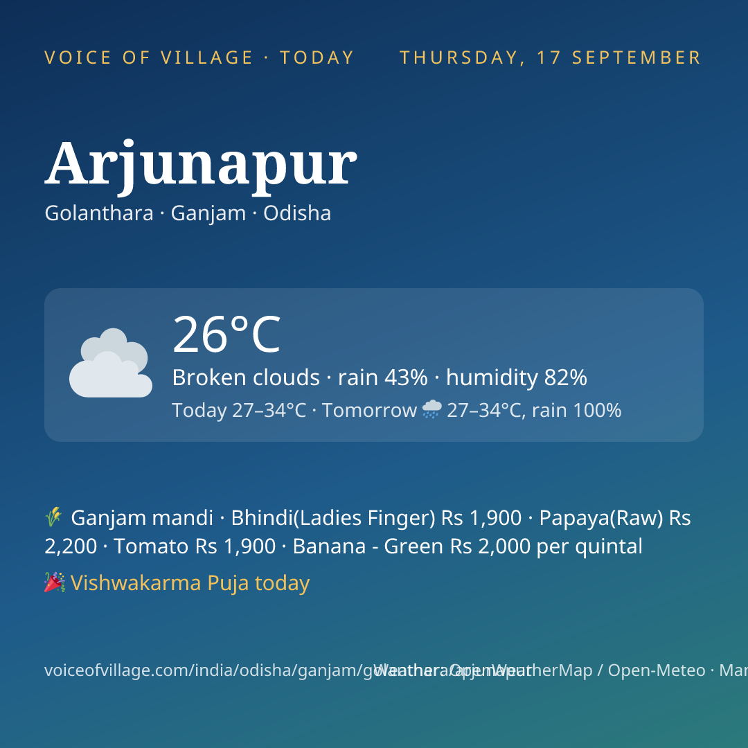Arjunapur today