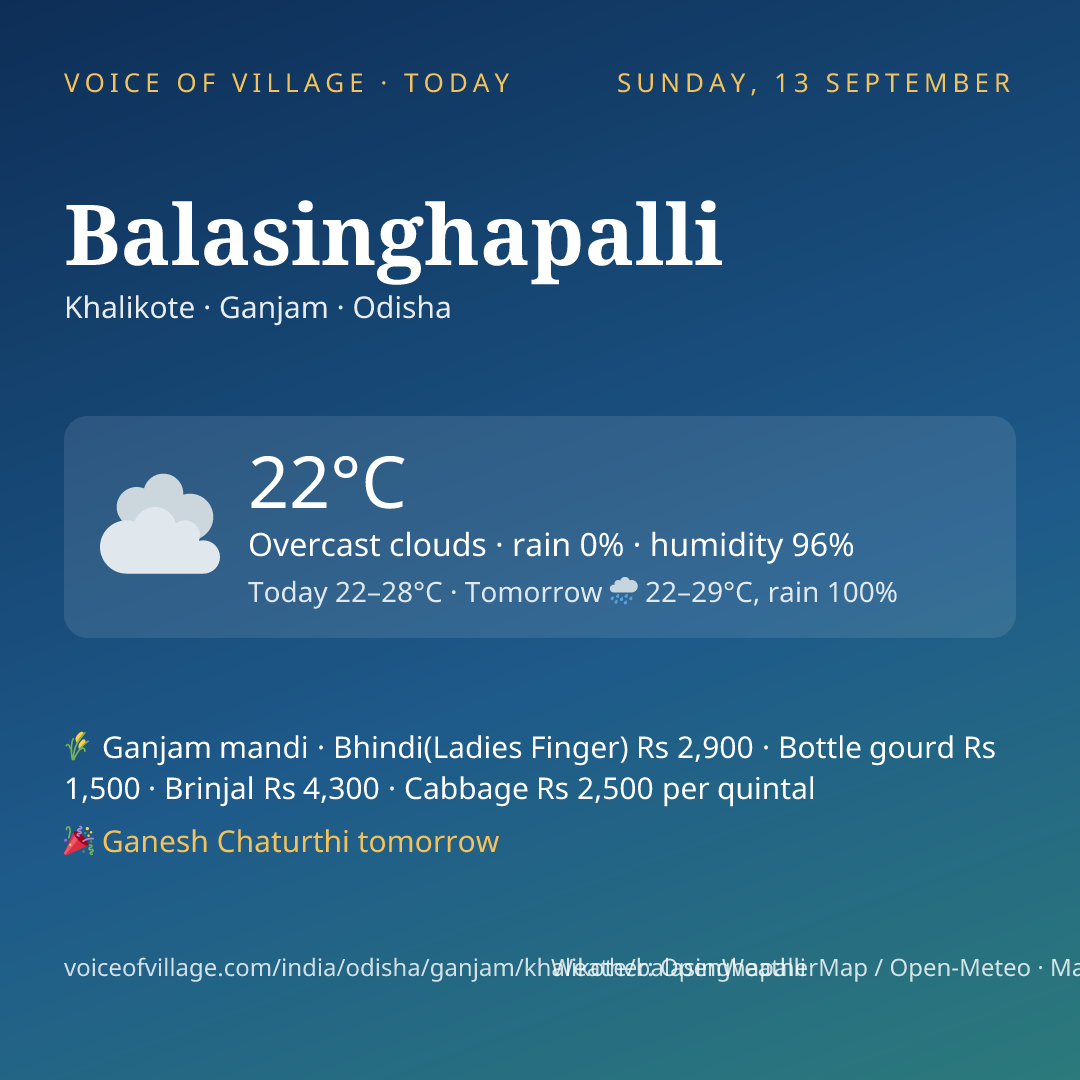 Balasinghapalli today