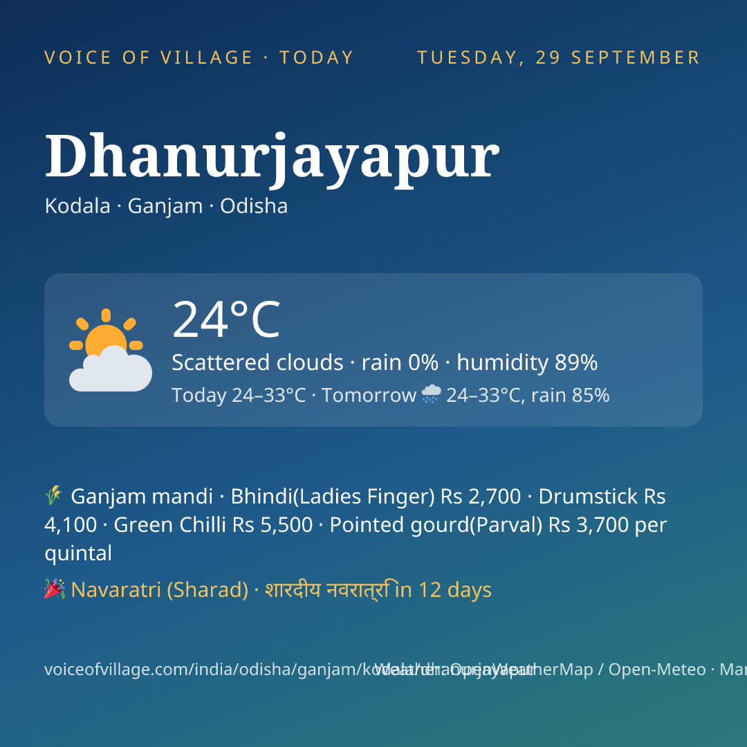 Dhanurjayapur today