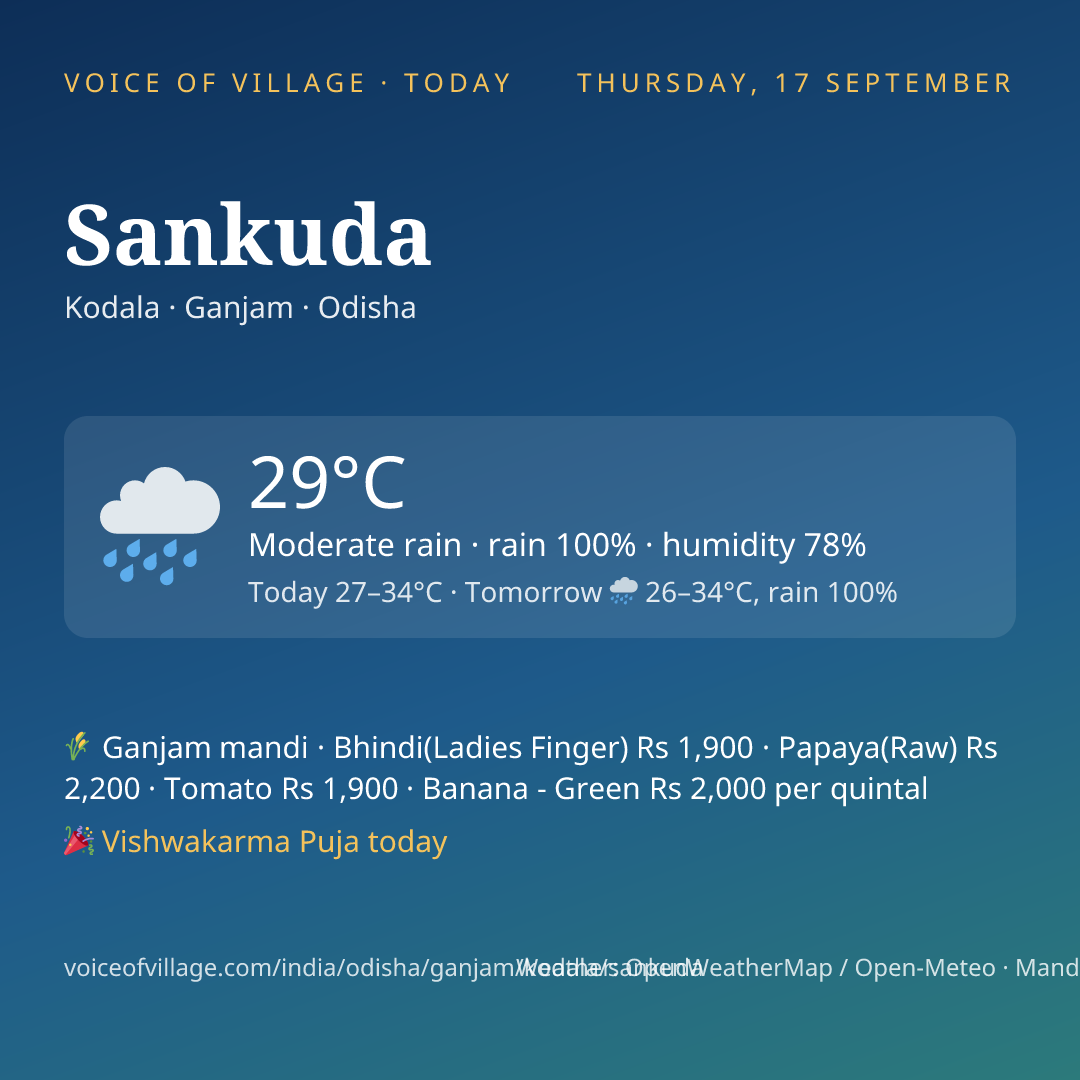 Sankuda today