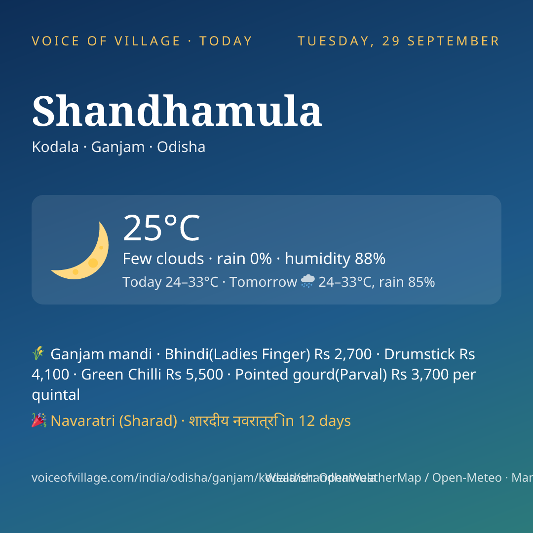 Shandhamula today