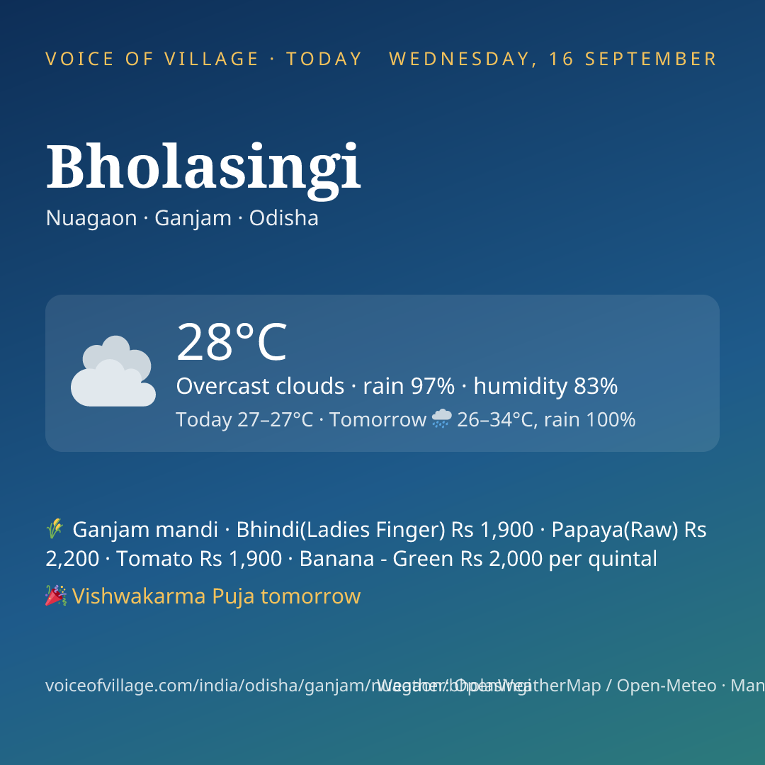 Bholasingi today