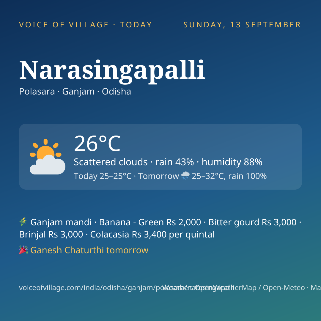 Narasingapalli today