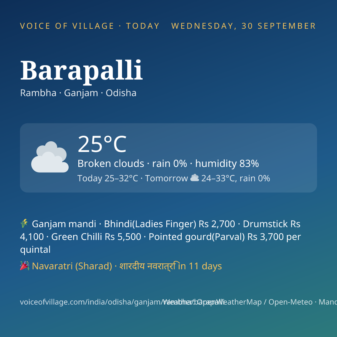 Barapalli today