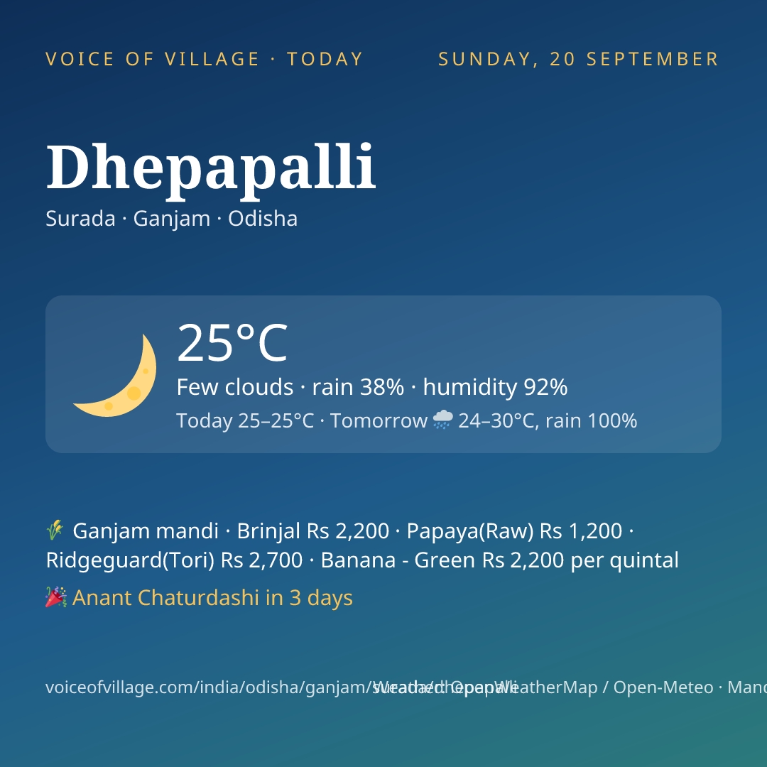 Dhepapalli today