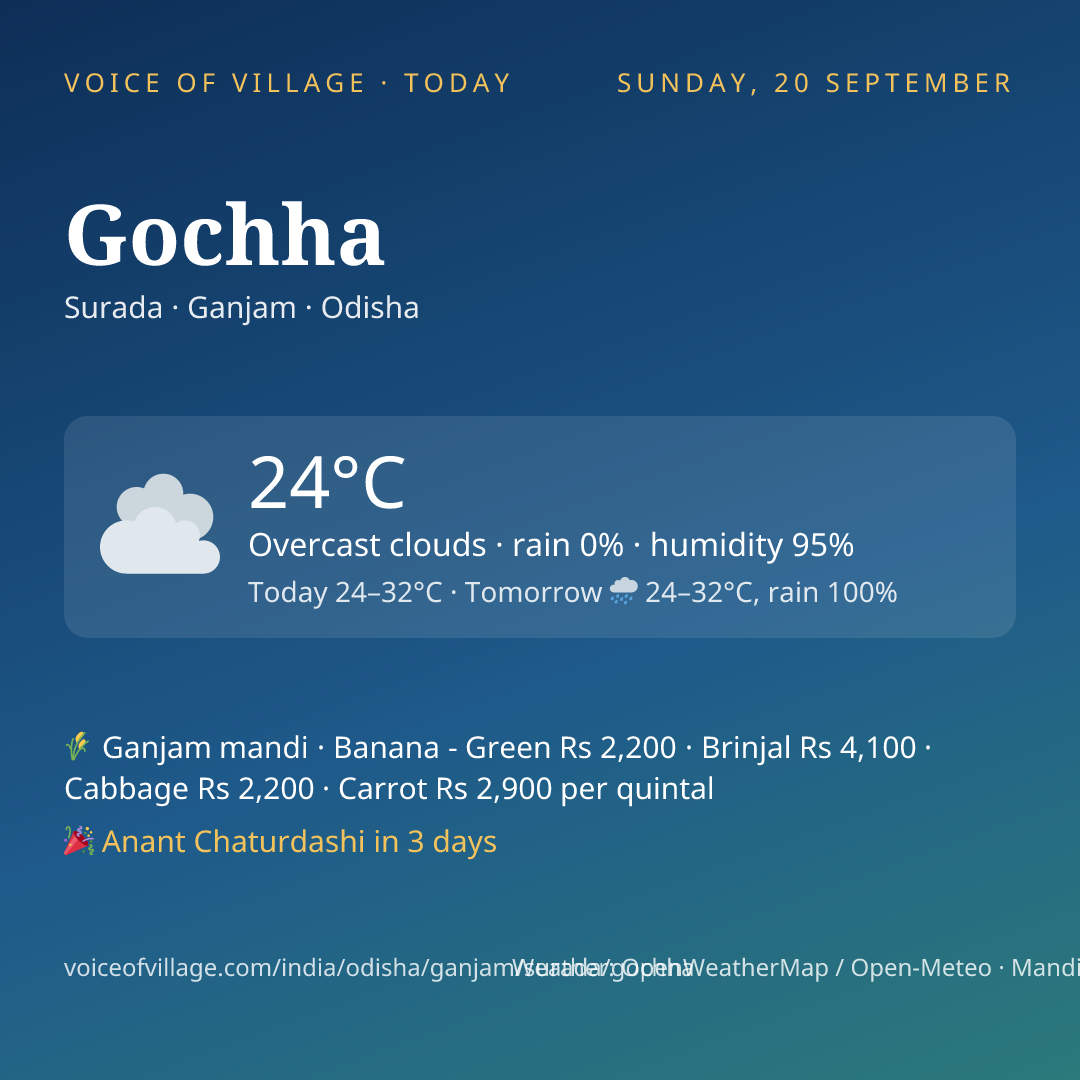 Gochha today