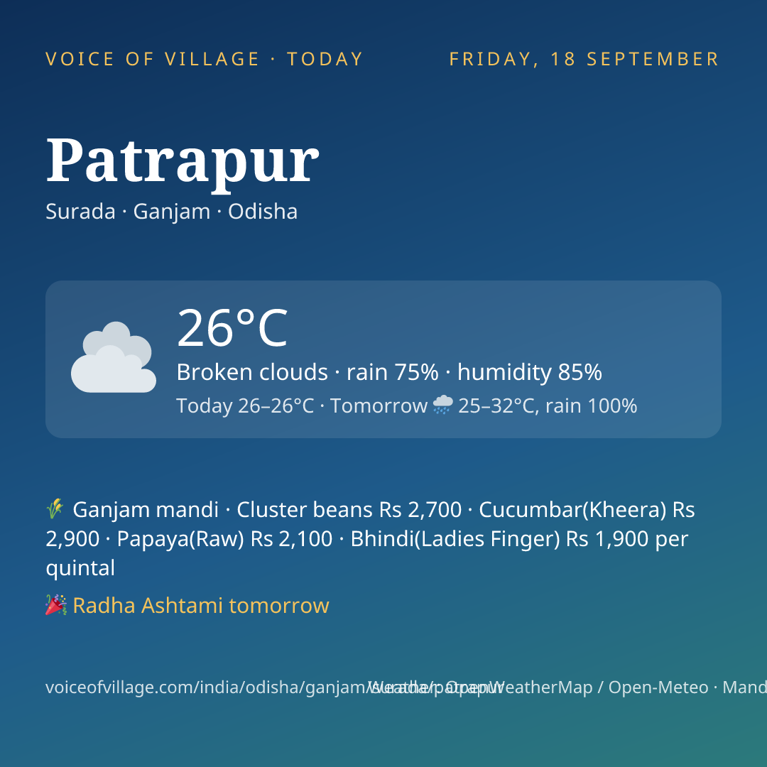 Patrapur today