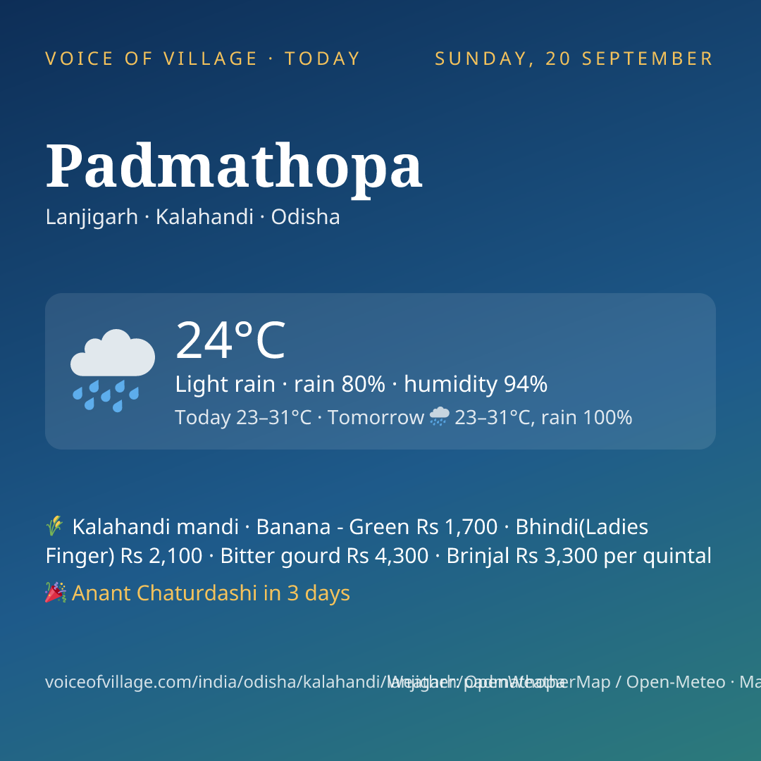 Padmathopa today