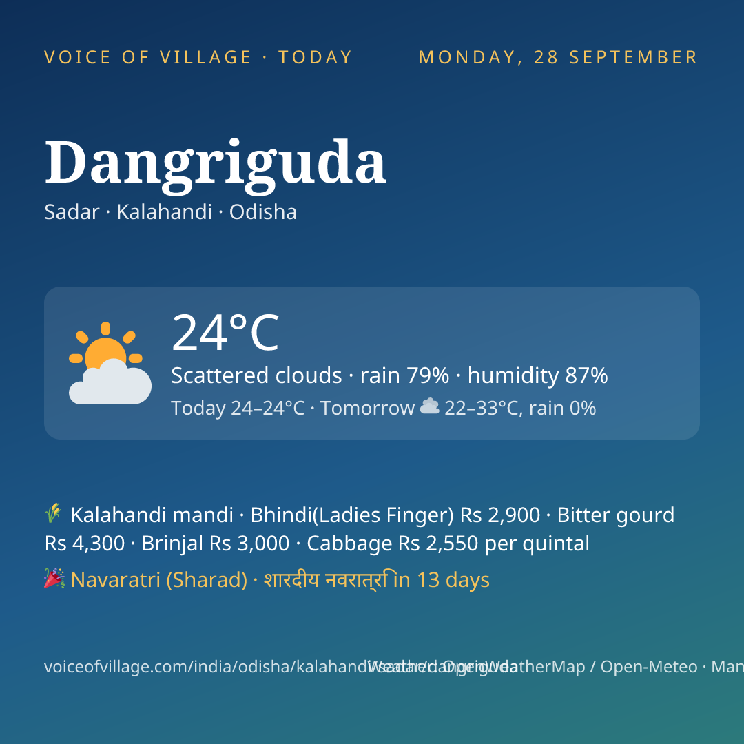 Dangriguda today