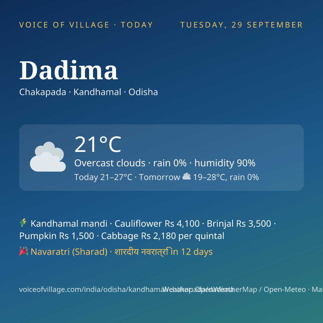 Dadima today