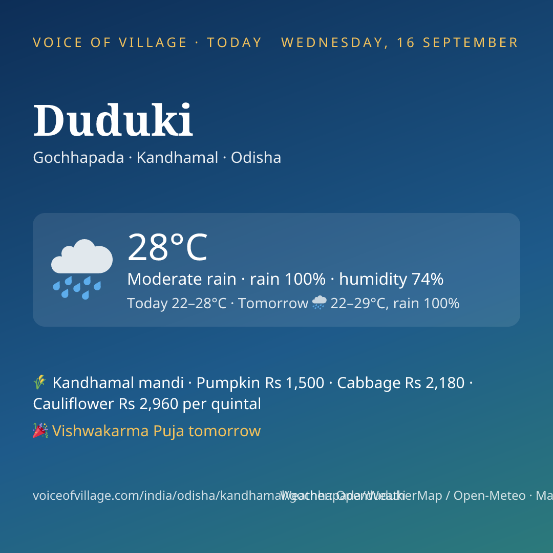 Duduki today