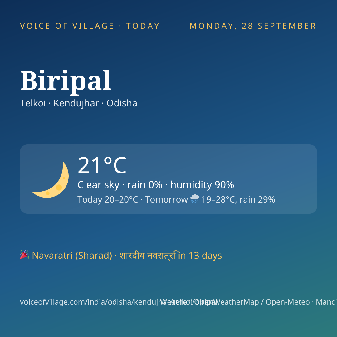 Biripal today