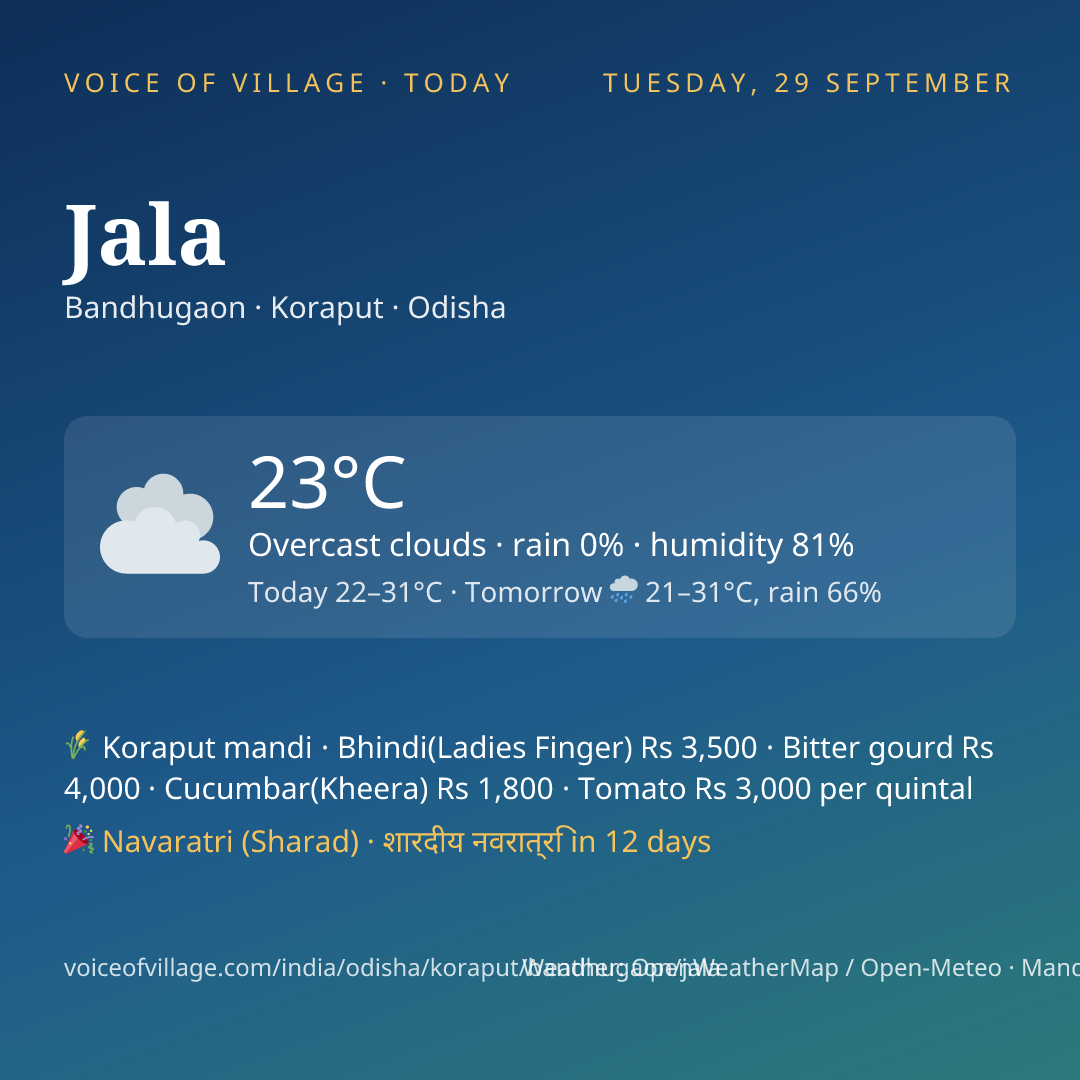 Jala today