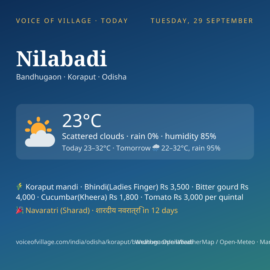 Nilabadi today