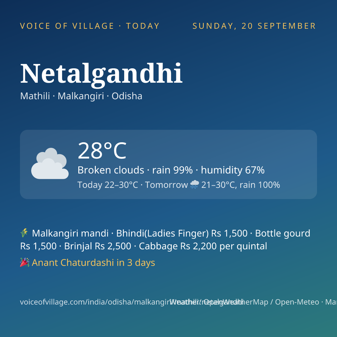 Netalgandhi today
