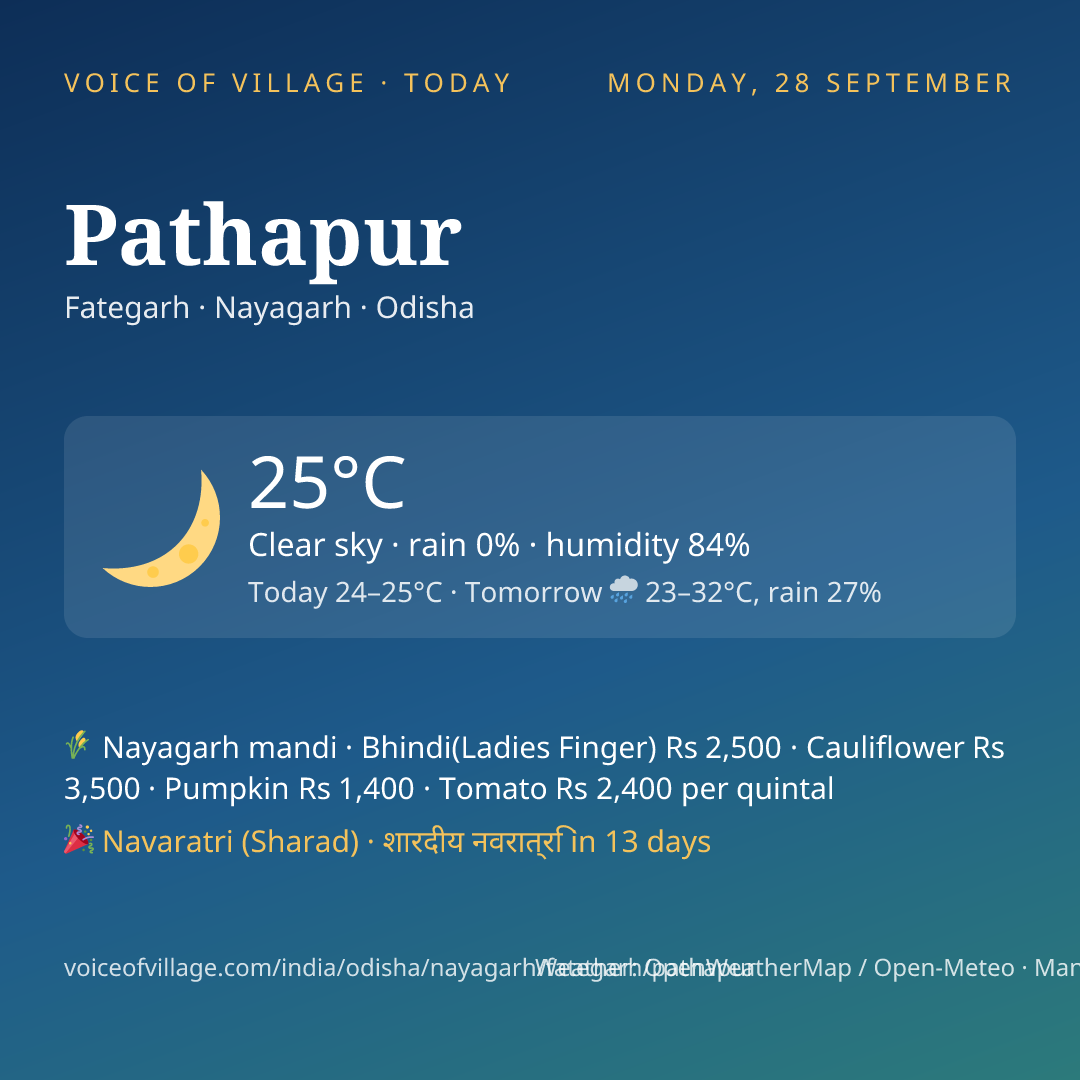 Pathapur today