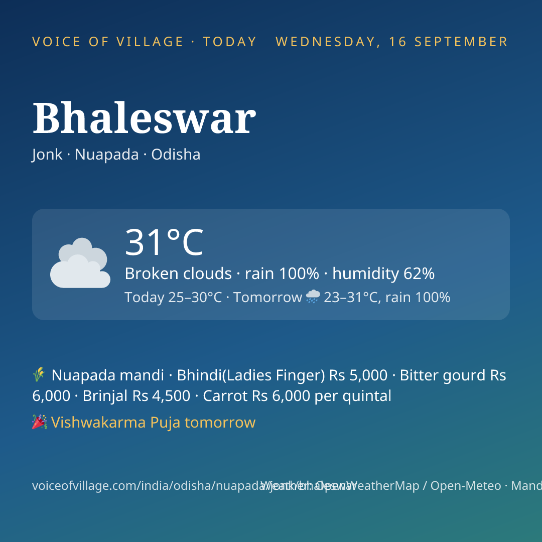 Bhaleswar today