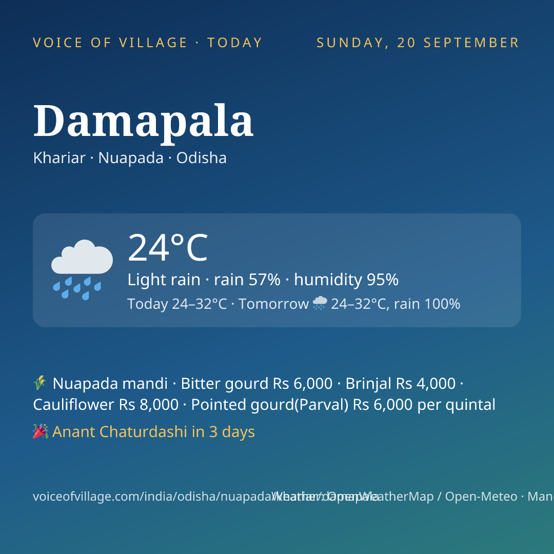 Damapala today