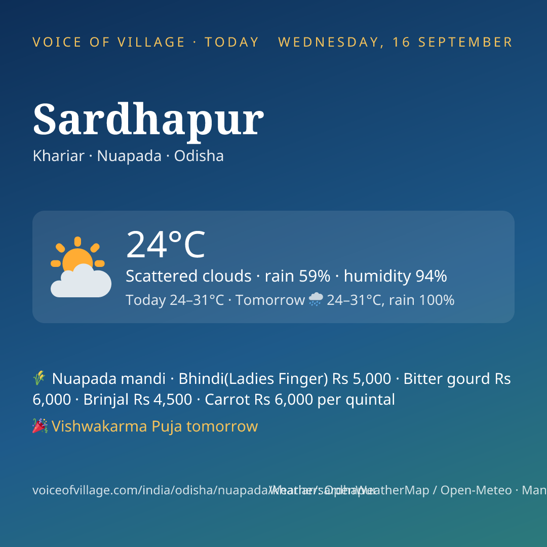 Sardhapur today