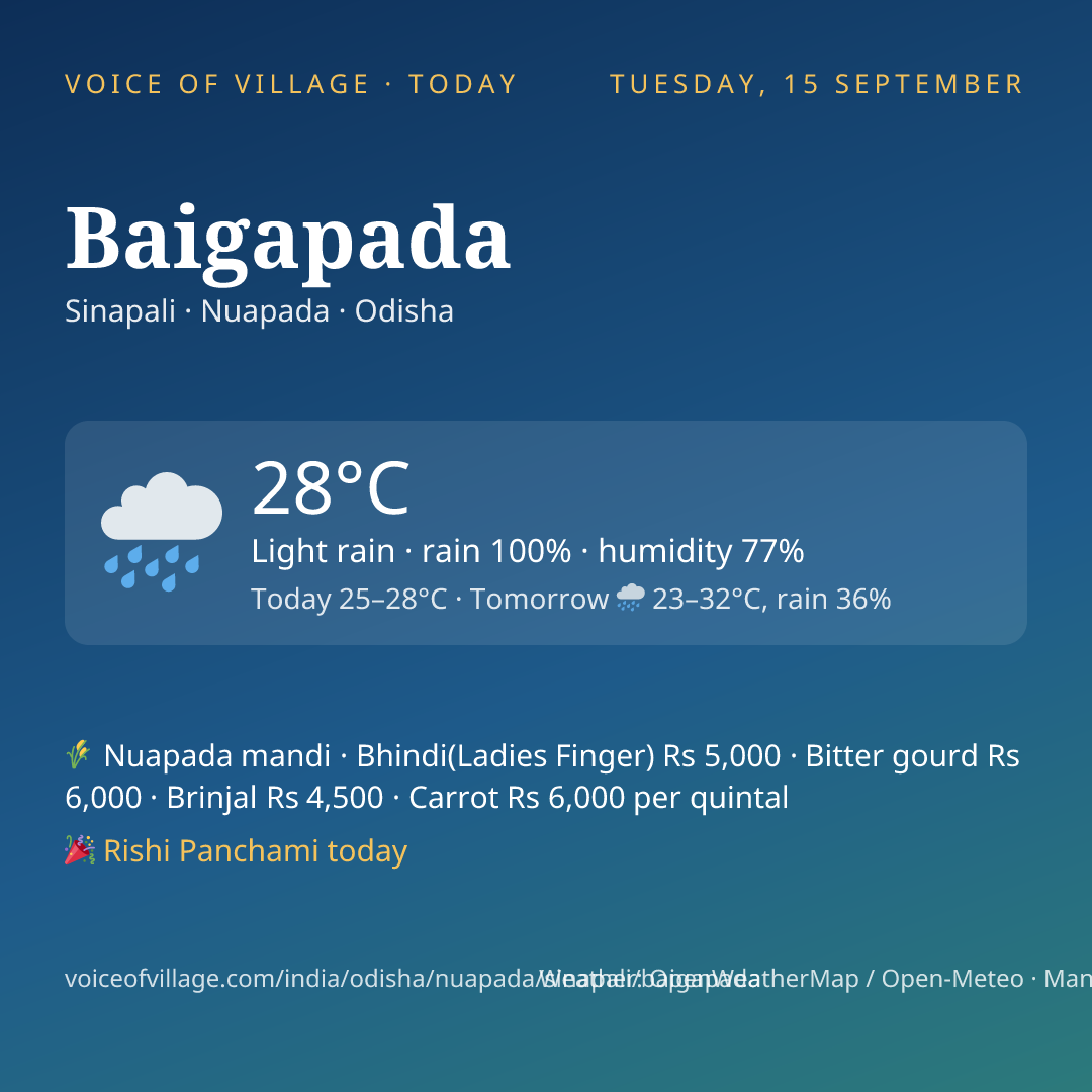 Baigapada today