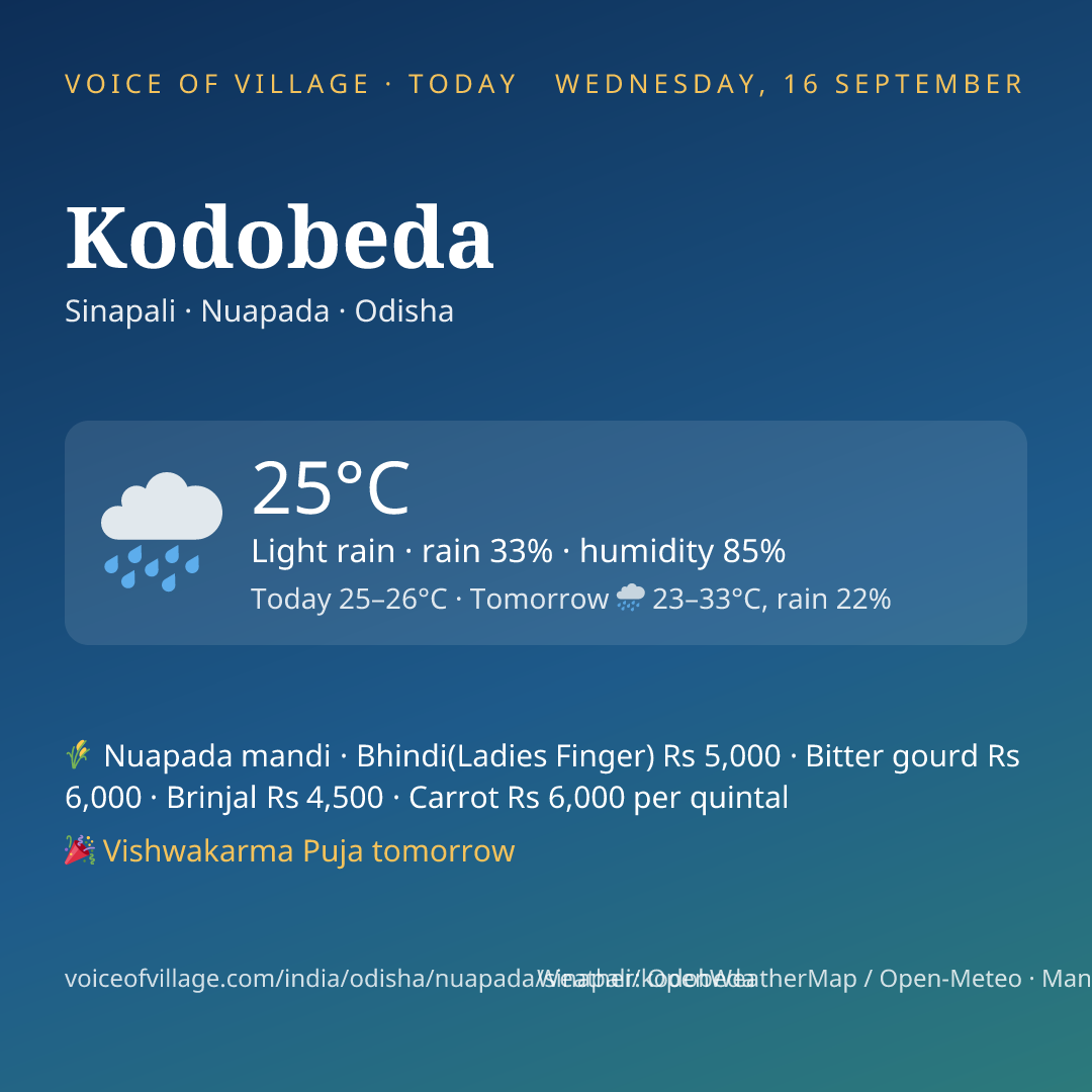 Kodobeda today