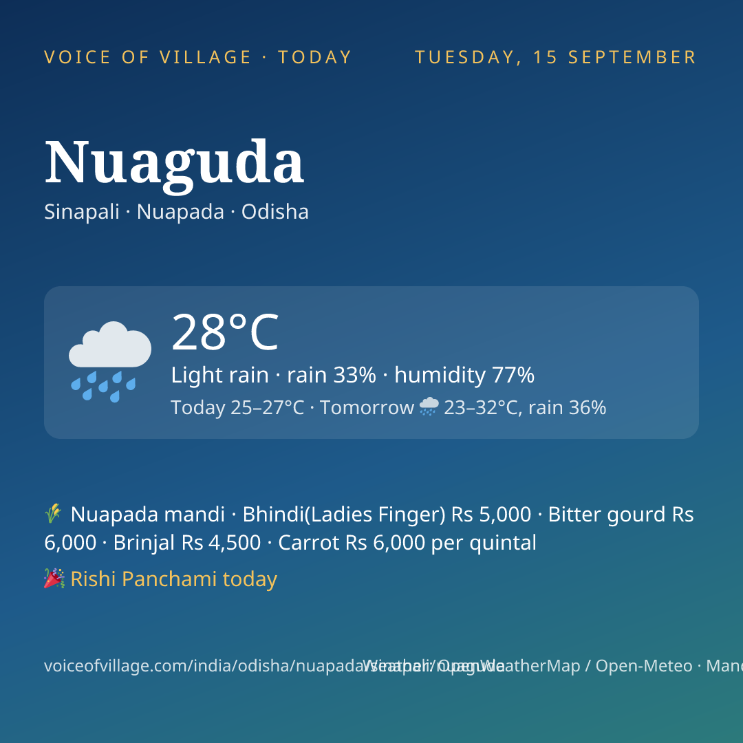 Nuaguda today