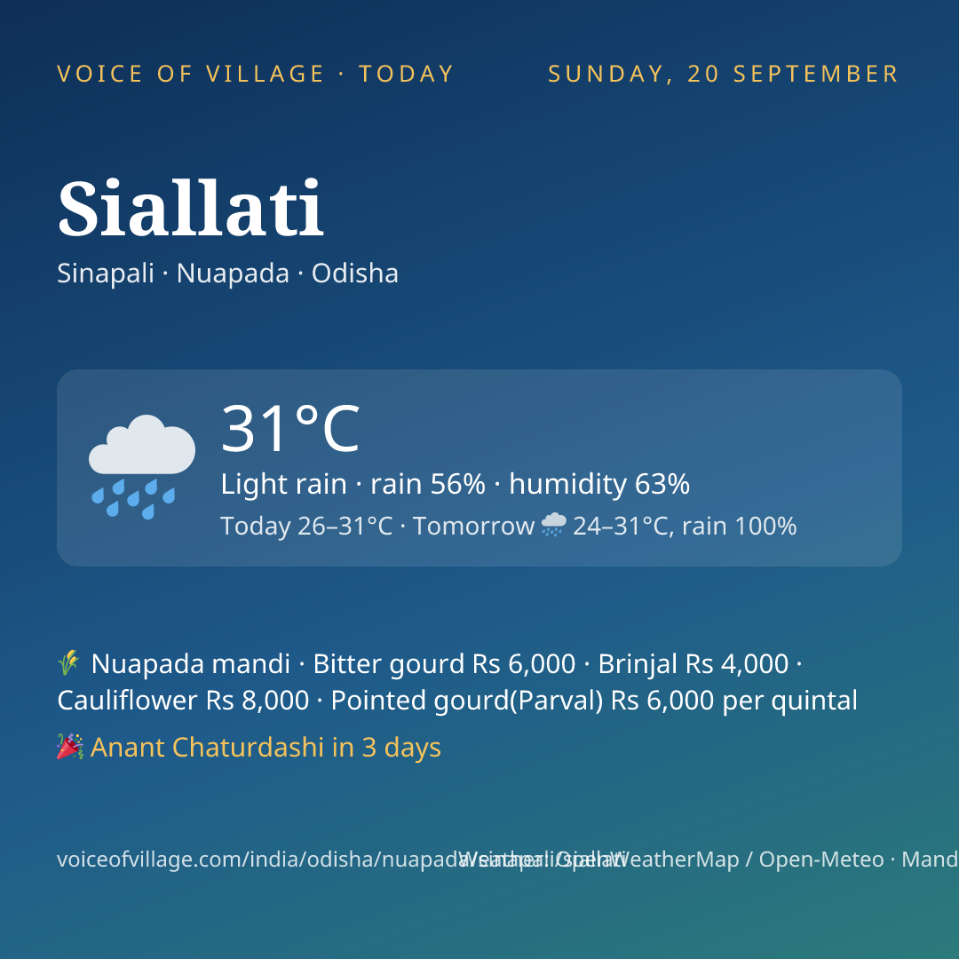 Siallati today
