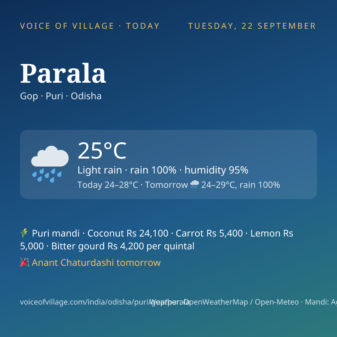 Parala today