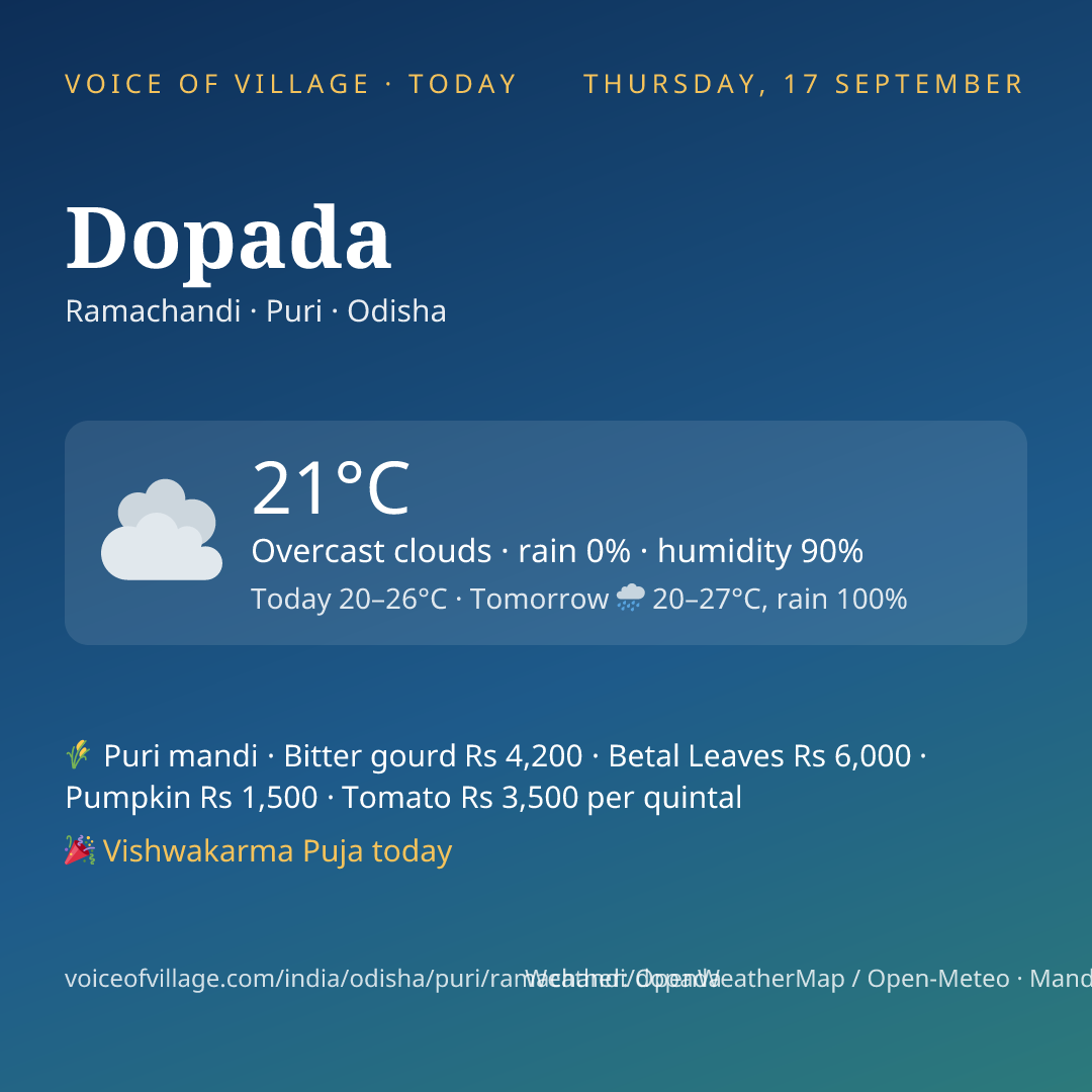 Dopada today