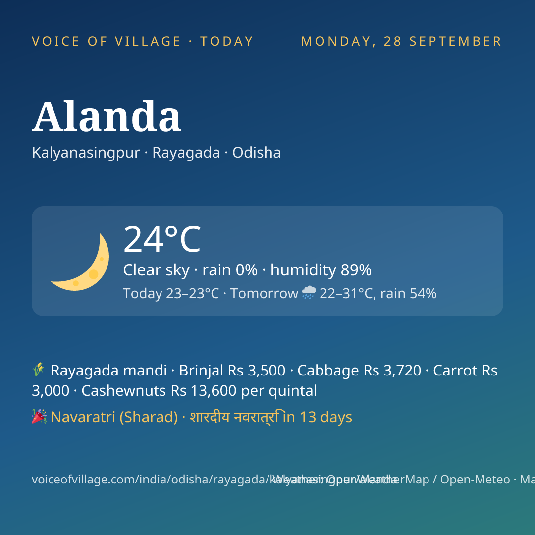 Alanda today