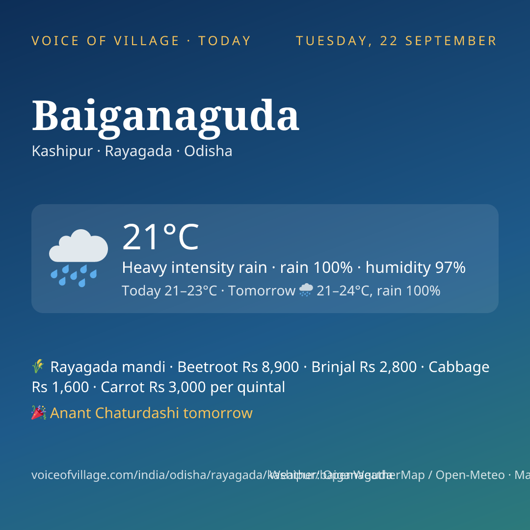 Baiganaguda today
