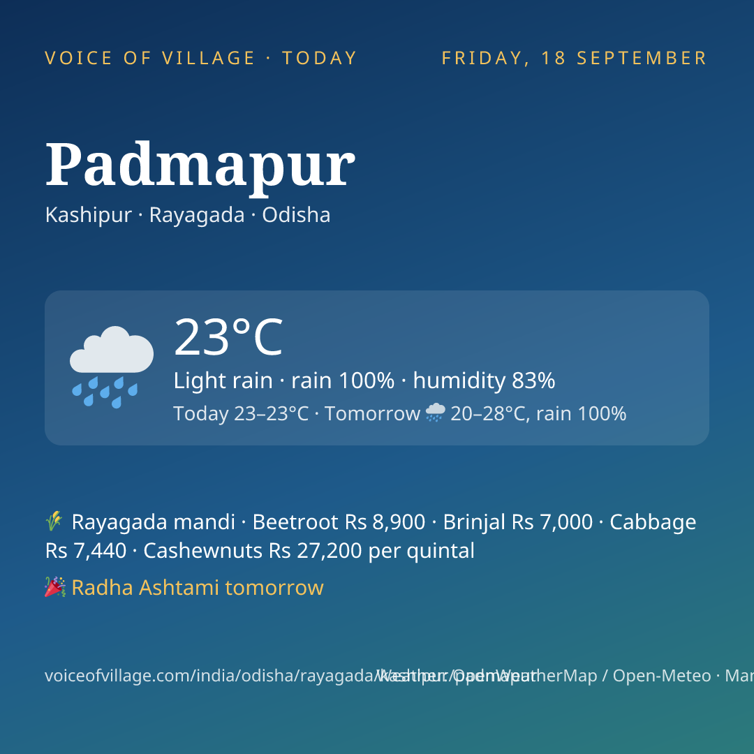 Padmapur today